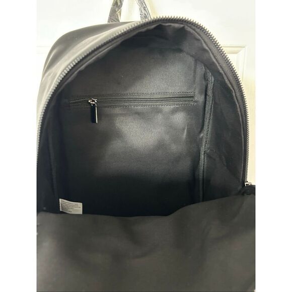 Us polo assn black faux leather backpack travel backpack NEW main image 4